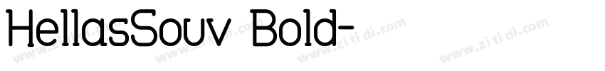 HellasSouv Bold字体转换